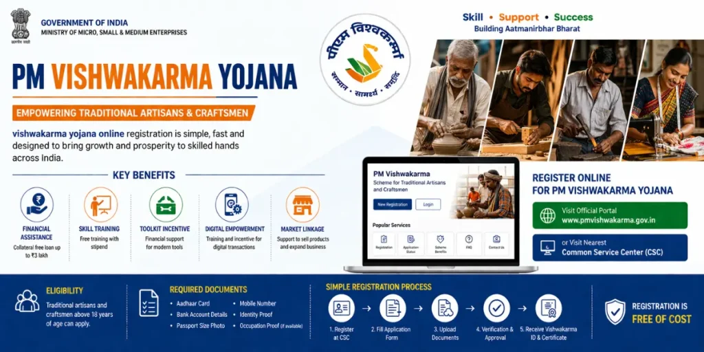 Vishwakarma Yojana Online